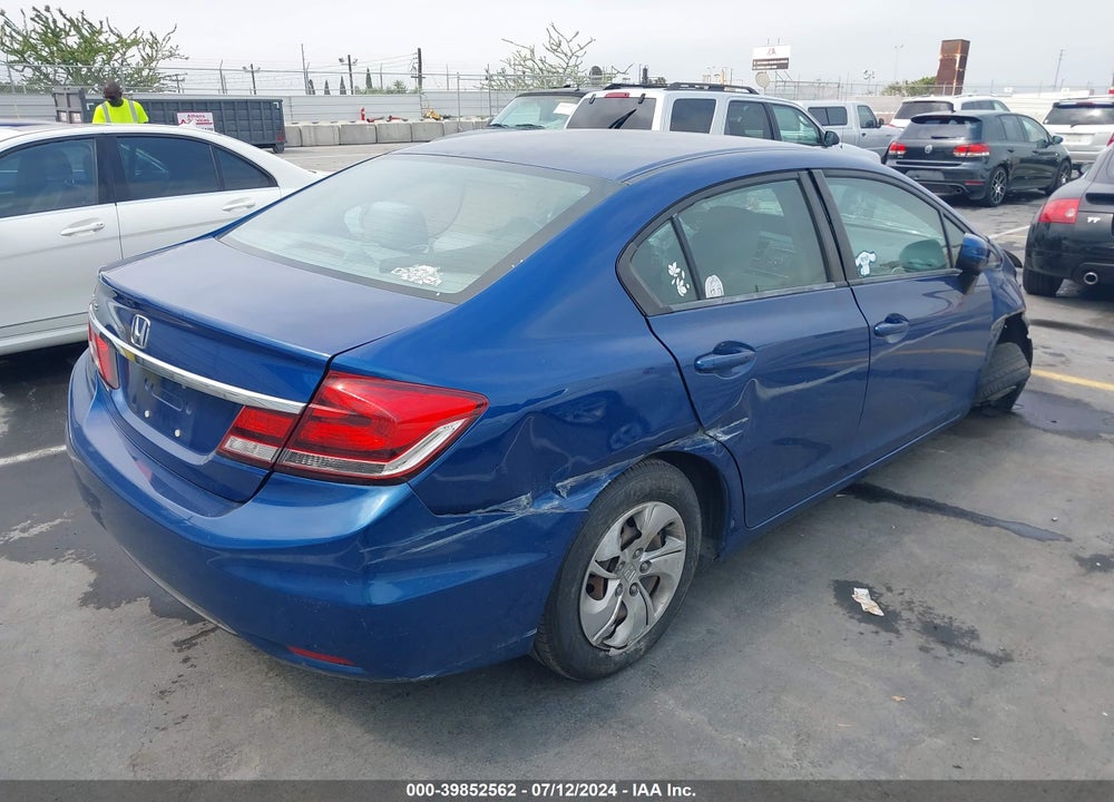2015 HONDA CIVIC LX VIN: 19XFB2F53FE261609