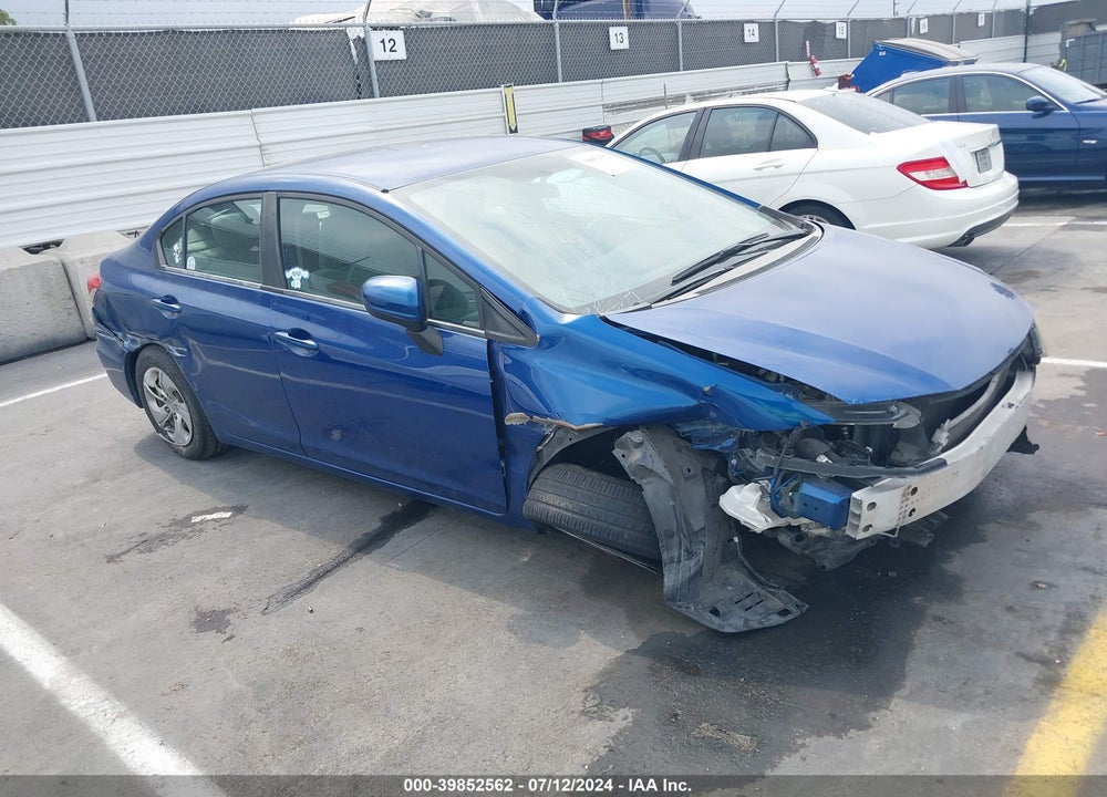 2015 HONDA CIVIC LX VIN: 19XFB2F53FE261609