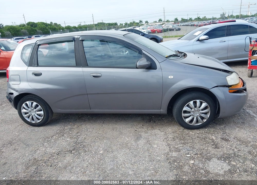 2006 CHEVROLET AVEO LS VIN: KL1TD666X6B683278