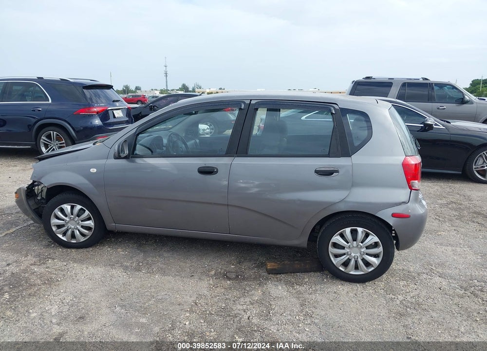 2006 CHEVROLET AVEO LS VIN: KL1TD666X6B683278