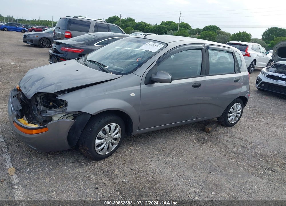 2006 CHEVROLET AVEO LS VIN: KL1TD666X6B683278