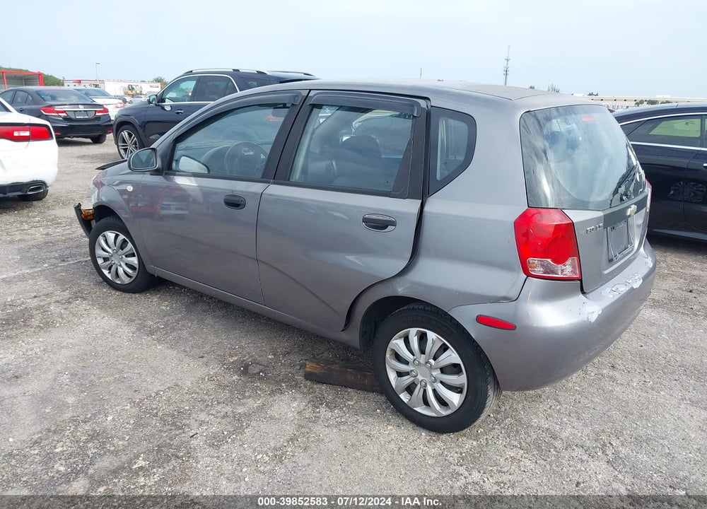 2006 CHEVROLET AVEO LS VIN: KL1TD666X6B683278