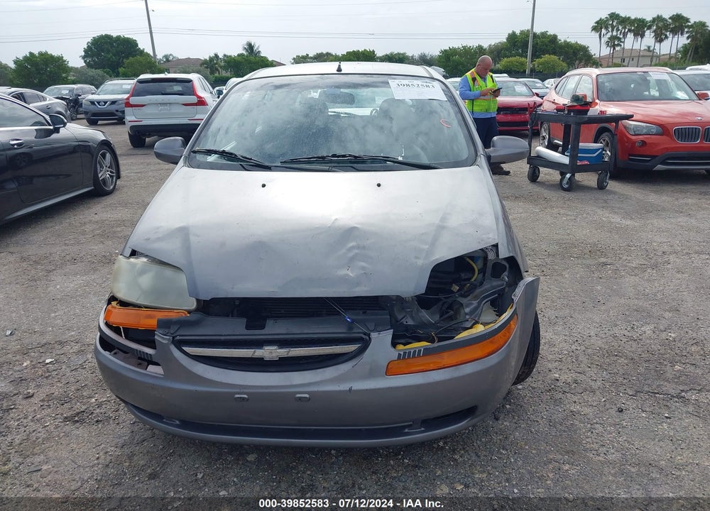2006 CHEVROLET AVEO LS VIN: KL1TD666X6B683278
