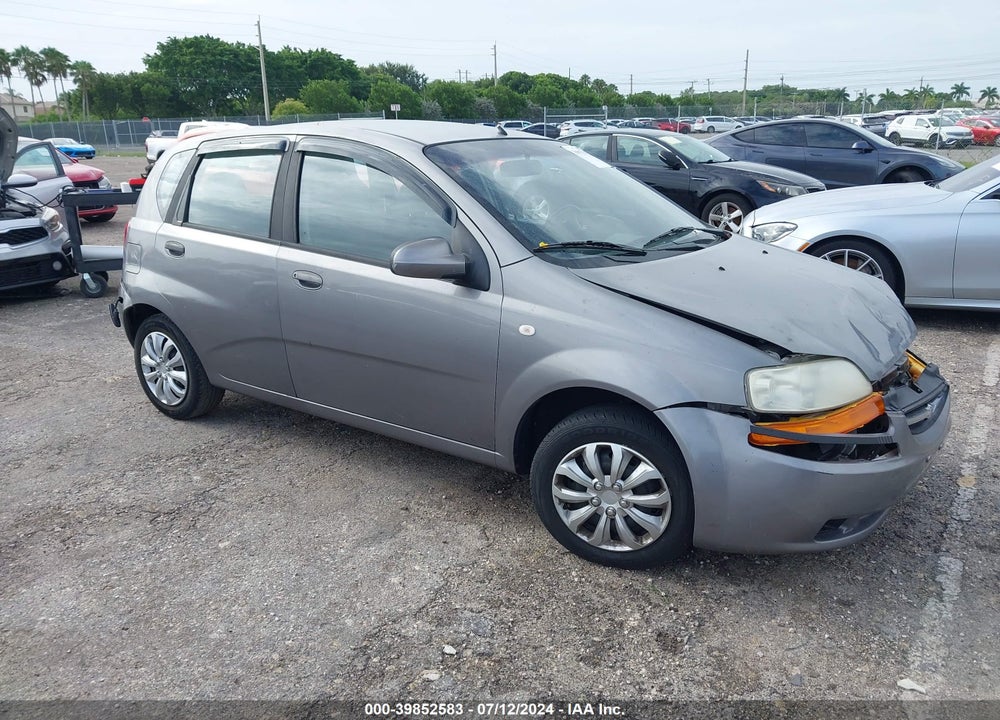 2006 CHEVROLET AVEO LS VIN: KL1TD666X6B683278