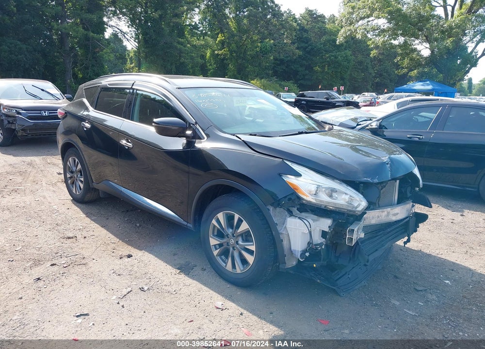 2016 NISSAN MURANO PLATINUM/S/SL/SV VIN: 5N1AZ2MH9GN112391