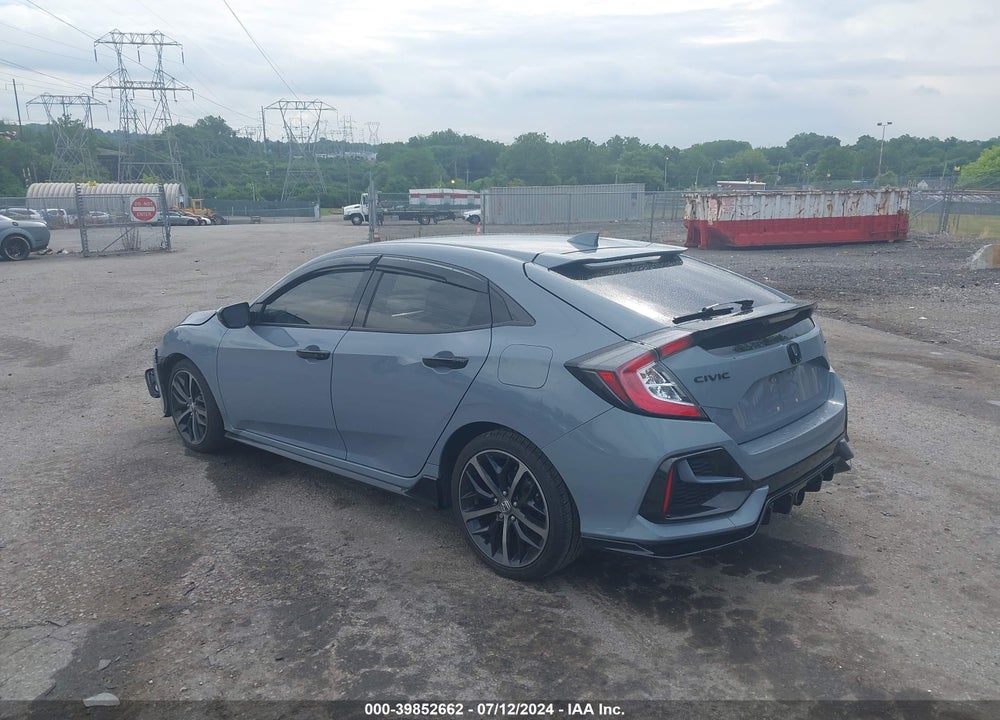 2021 HONDA CIVIC SPORT VIN: SHHFK7H43MU407255