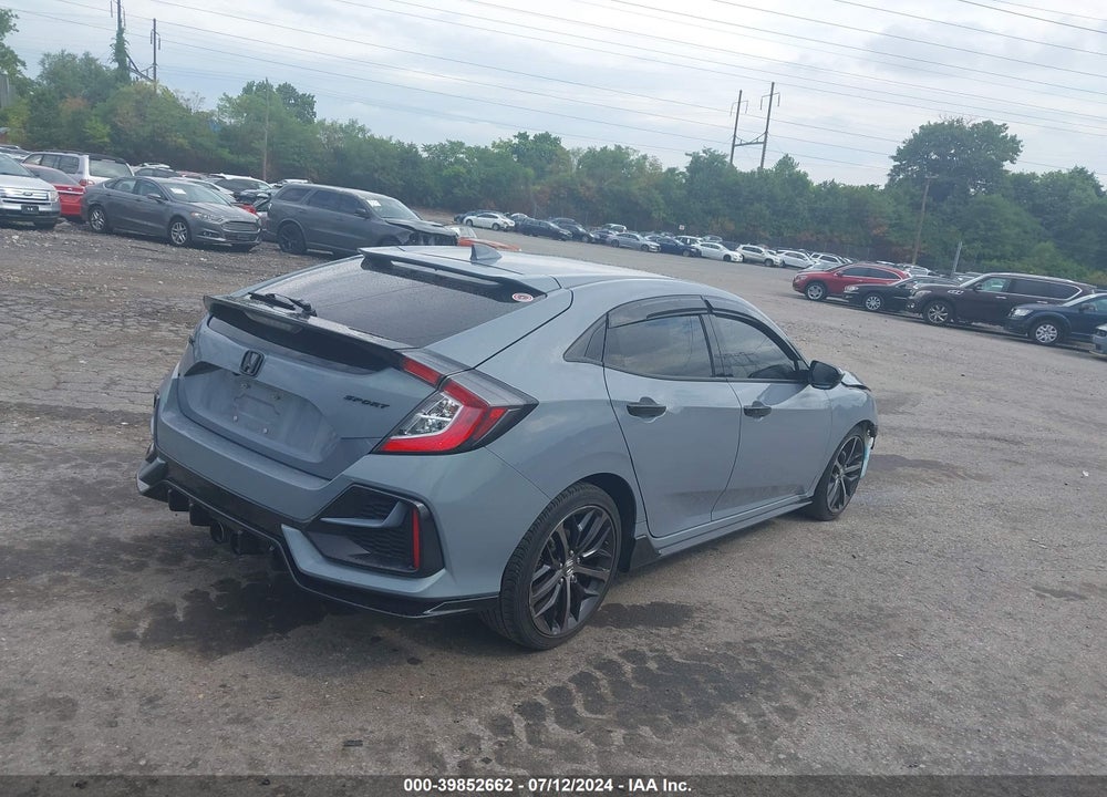 2021 HONDA CIVIC SPORT VIN: SHHFK7H43MU407255