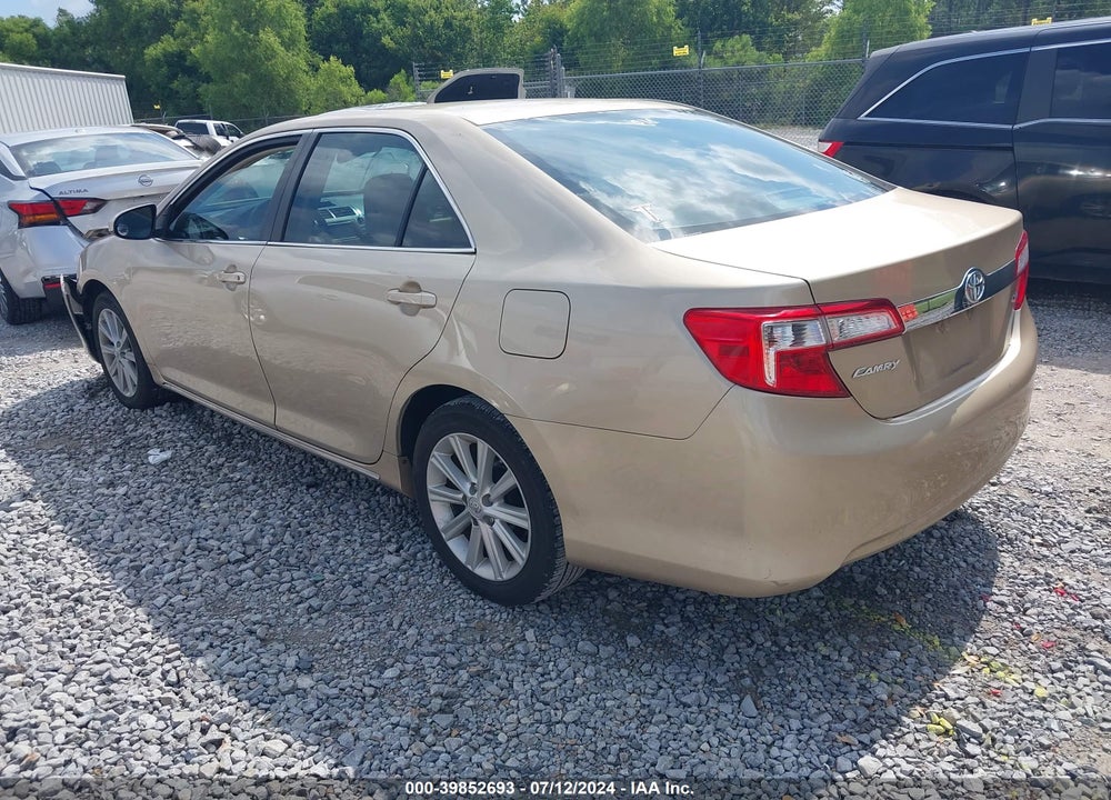 2012 TOYOTA CAMRY XLE VIN: 4T4BF1FK2CR207252