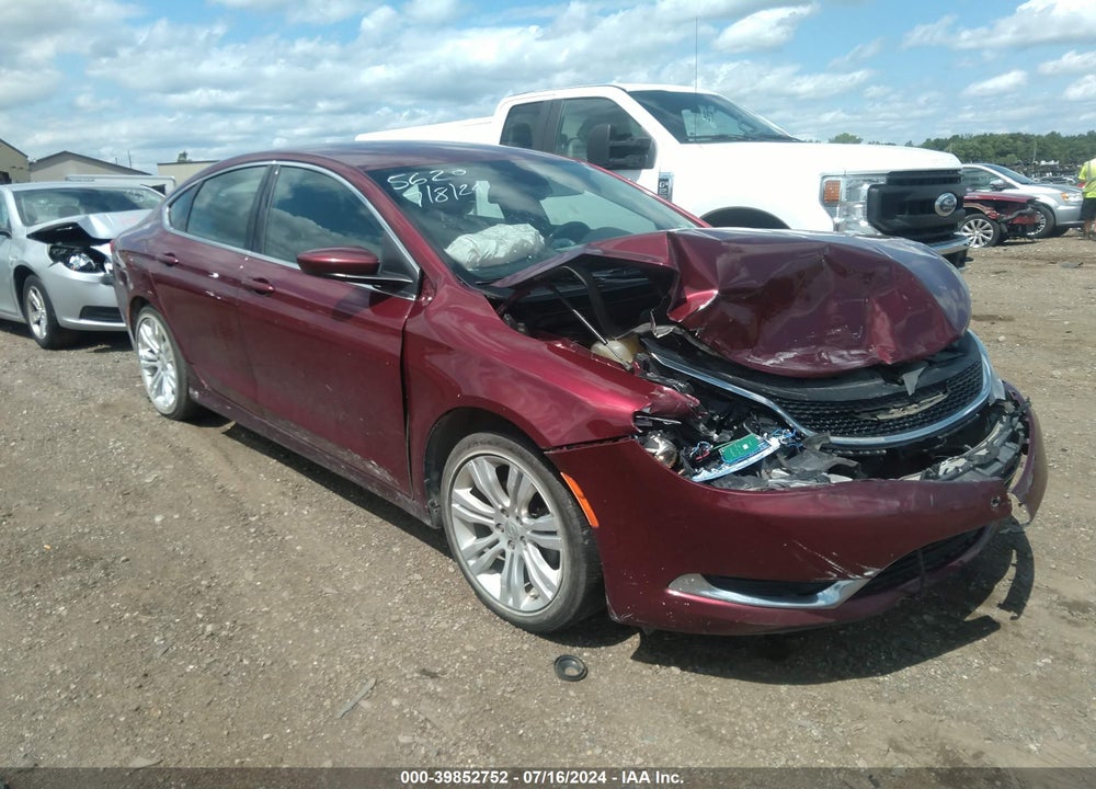 2015 CHRYSLER 200 LIMITED VIN: 1C3CCCABXFN605620