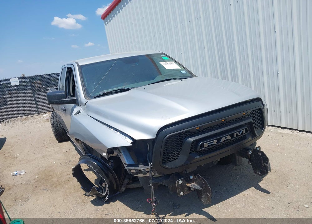 2019 RAM 1500 CLASSIC TRADESMAN QUAD CAB 4X2 6'4 BOX VIN: 1C6RR6FG0KS555565
