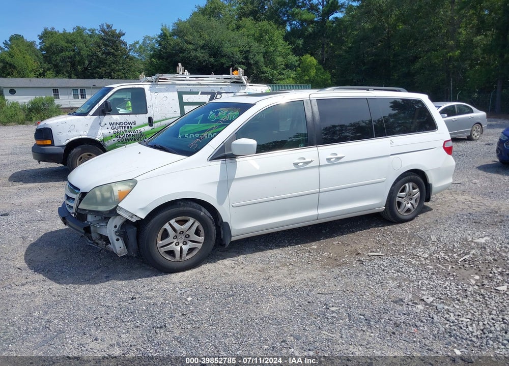 2007 HONDA ODYSSEY EX-L VIN: 5FNRL38677B450457