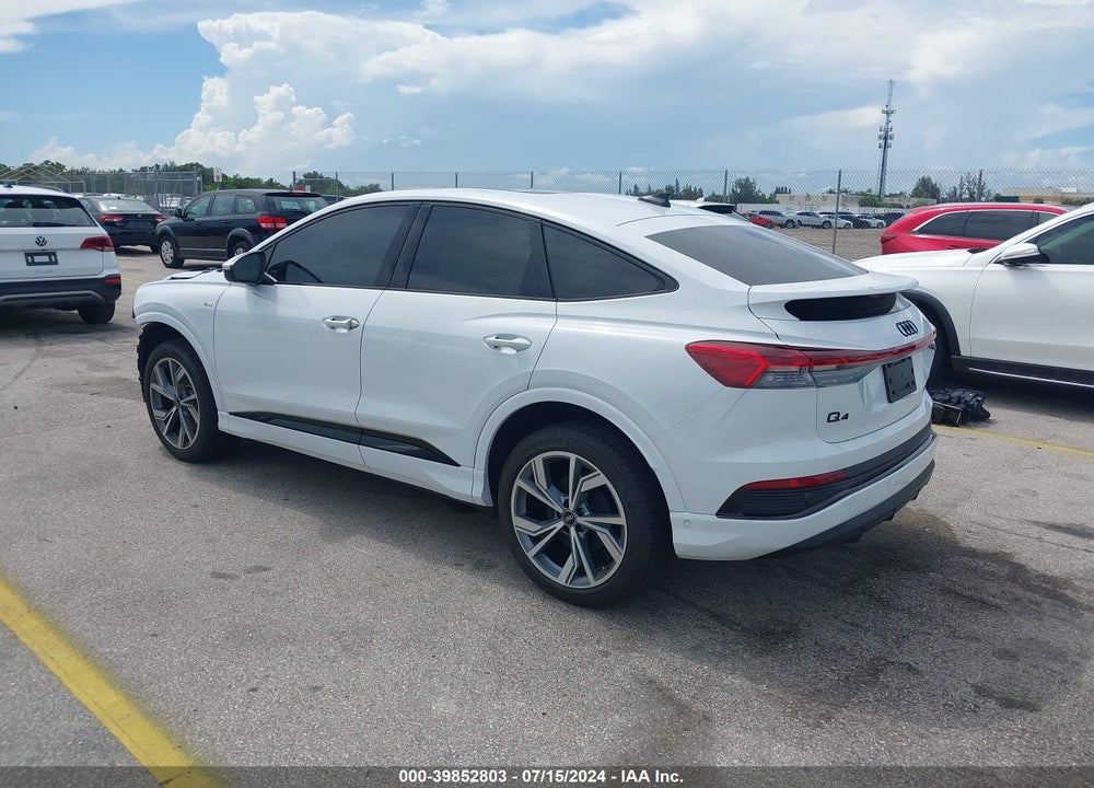 2024 AUDI Q4 SPORTBACK E-TRON PREMIUM PLUS 50 QUATTRO VIN: WA132BFZ0RP007733
