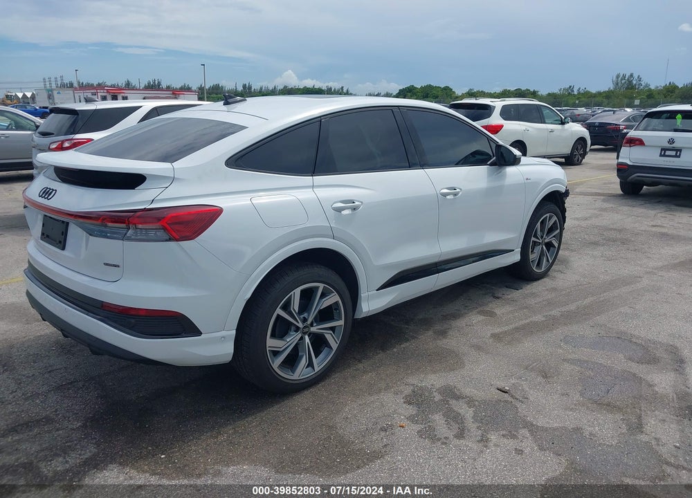 2024 AUDI Q4 SPORTBACK E-TRON PREMIUM PLUS 50 QUATTRO VIN: WA132BFZ0RP007733