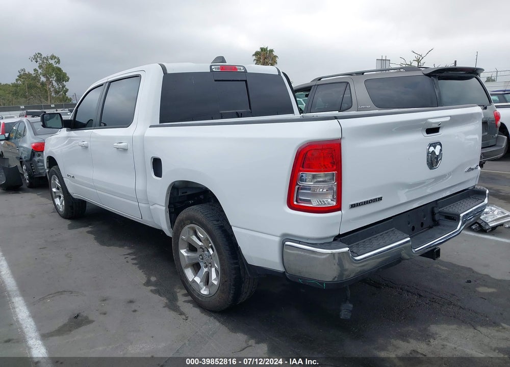 2022 RAM 1500 BIG HORN 4X4 5'7 BOX VIN: 1C6RRFFG1NN447734
