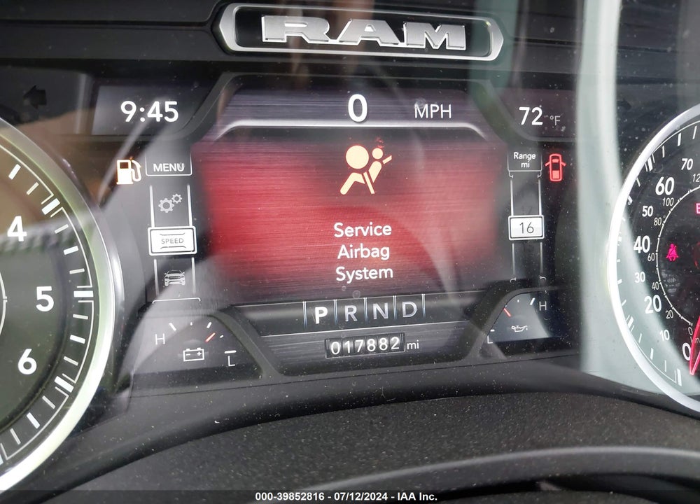 2022 RAM 1500 BIG HORN 4X4 5'7 BOX VIN: 1C6RRFFG1NN447734