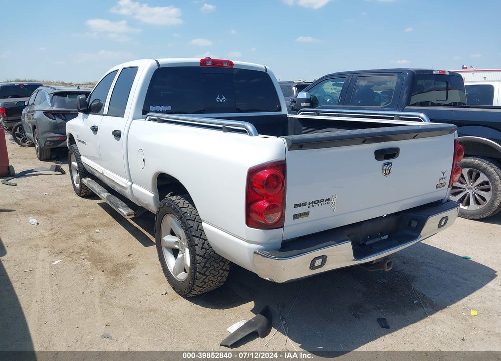 2007 DODGE RAM 1500 SLT VIN: 1D7HA18P77S153292