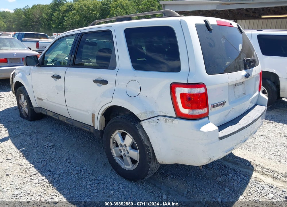 2008 FORD ESCAPE XLT VIN: 1FMCU03158KA79196