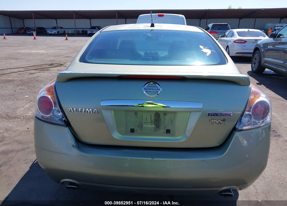 2007 NISSAN ALTIMA HYBRID VIN: 1N4CL21E37C220287