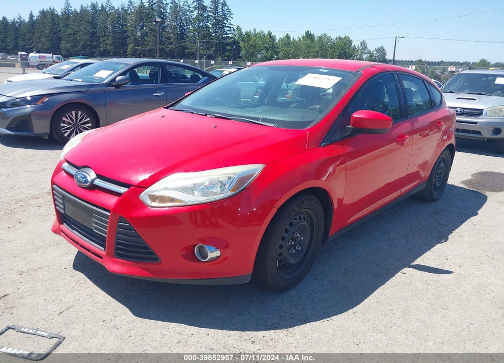 2012 FORD FOCUS SE VIN: 1FAHP3K23CL325314