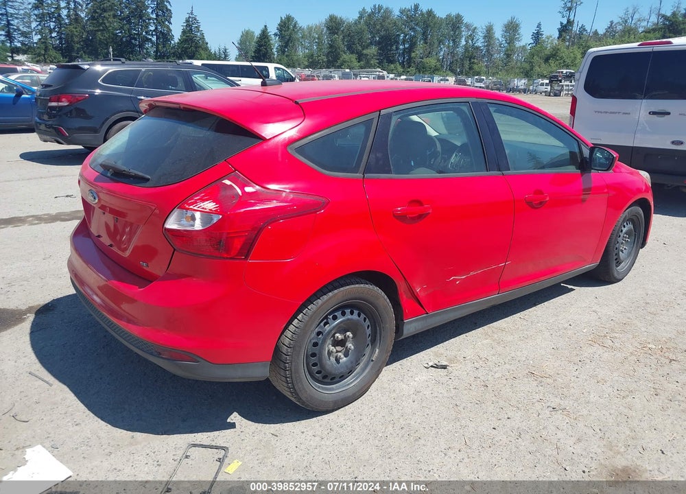 2012 FORD FOCUS SE VIN: 1FAHP3K23CL325314