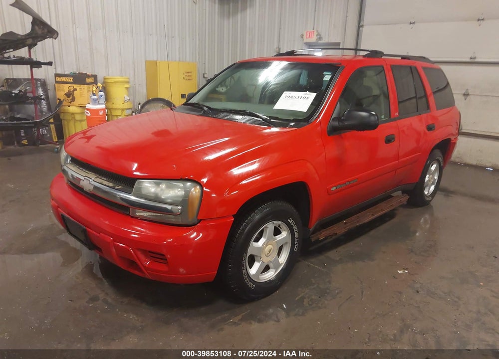 2002 CHEVROLET TRAILBLAZER LS VIN: 1GNDT13S722423152