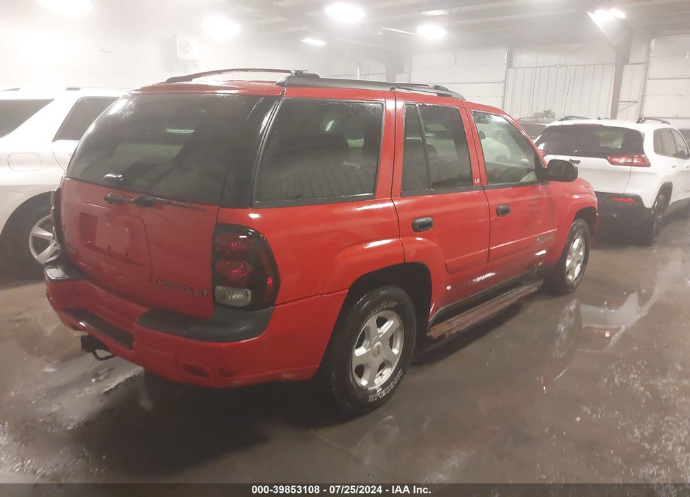 2002 CHEVROLET TRAILBLAZER LS VIN: 1GNDT13S722423152