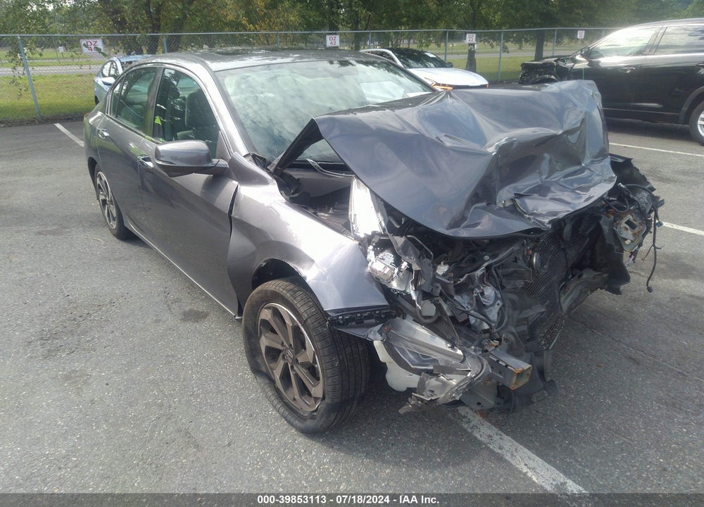 2016 HONDA ACCORD EX-L VIN: 1HGCR2F85GA144340