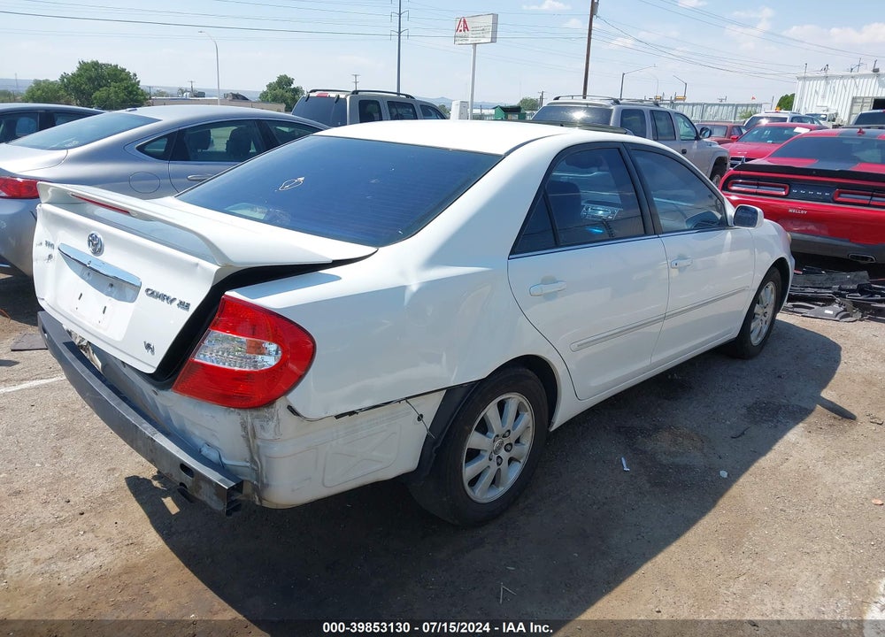 2004 TOYOTA CAMRY XLE V6 VIN: 4T1BF30K04U063751