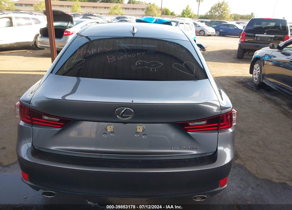 2016 LEXUS IS 200T VIN: JTHBA1D26G5024144