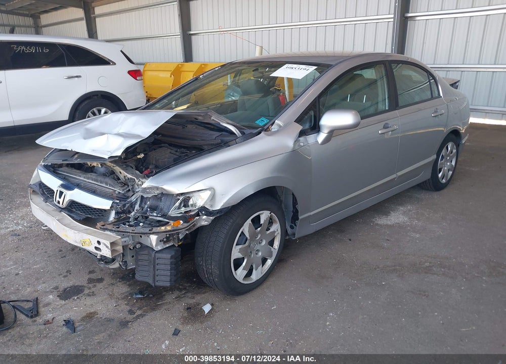2011 HONDA CIVIC LX VIN: 19XFA1F57BE024466