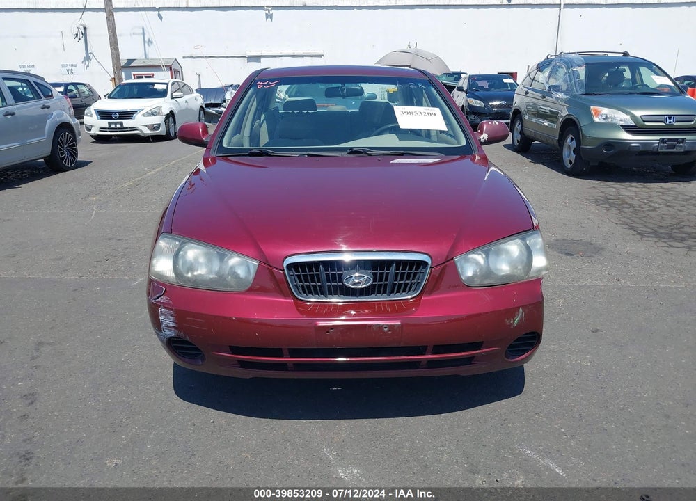 2001 HYUNDAI ELANTRA GLS VIN: KMHDN45D41U058799
