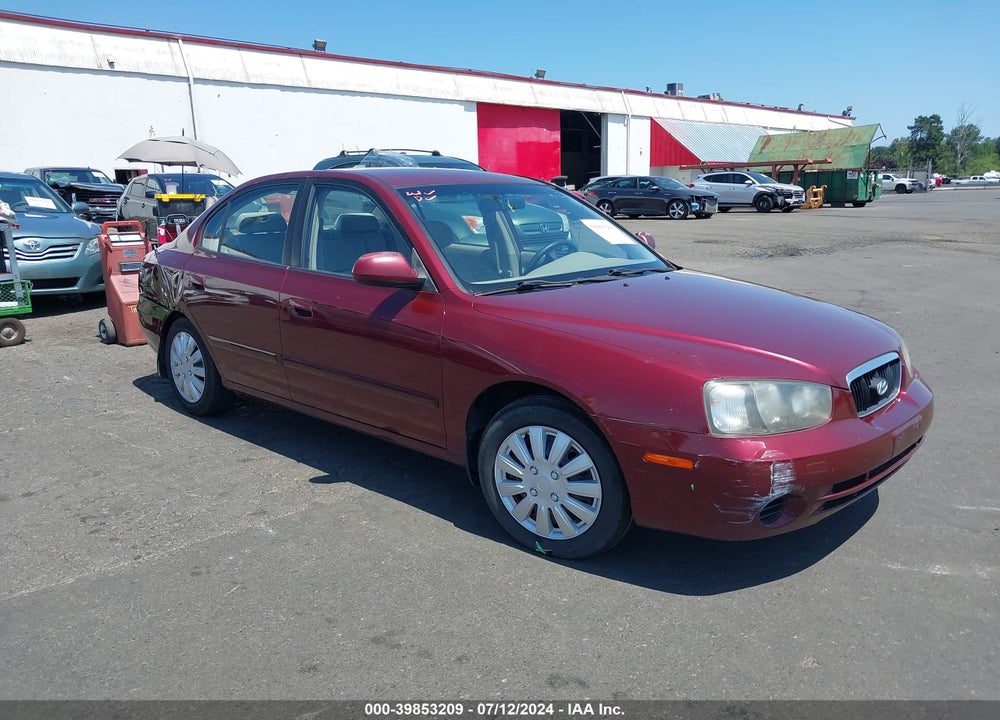 2001 HYUNDAI ELANTRA GLS VIN: KMHDN45D41U058799