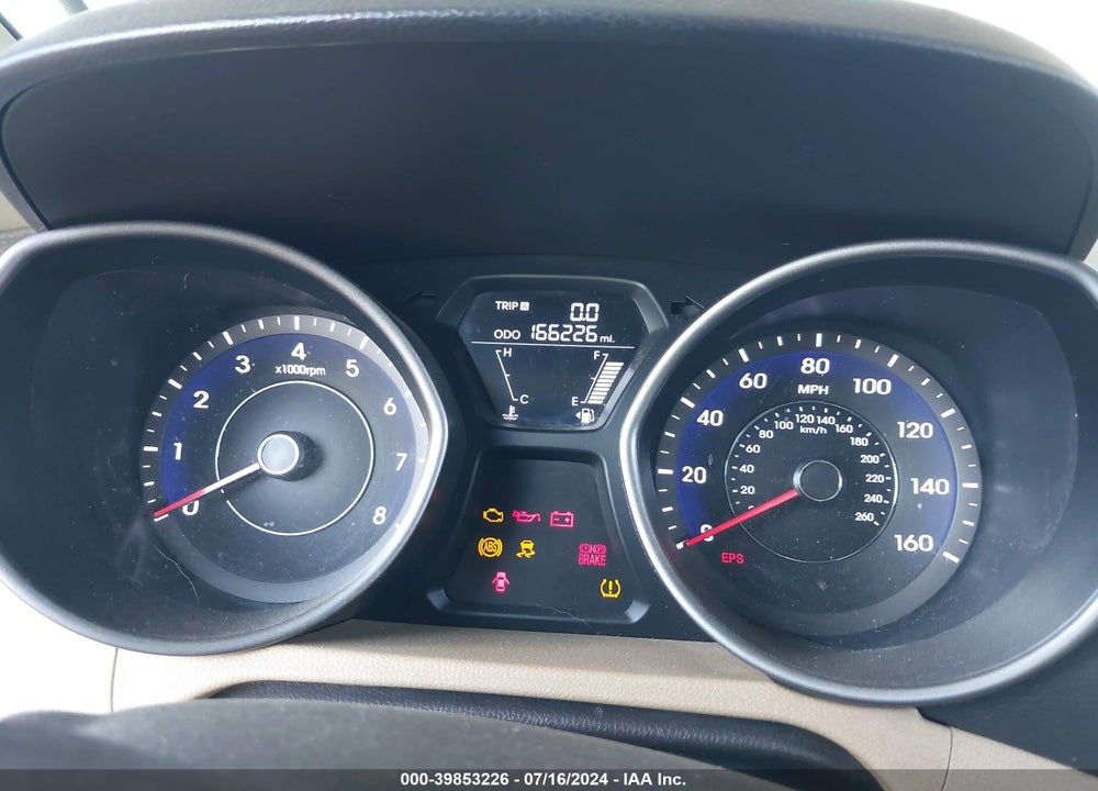 2013 HYUNDAI ELANTRA GLS VIN: 5NPDH4AE6DH375329