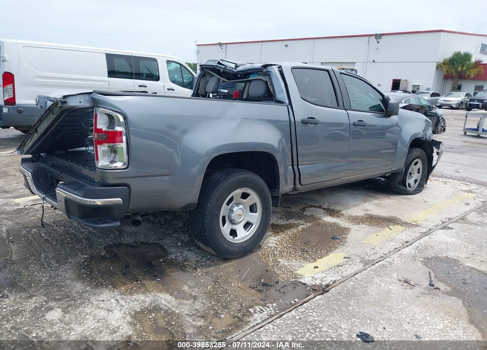 2021 CHEVROLET COLORADO 2WD SHORT BOX WT VIN: 1GCGSBEN5M1201854