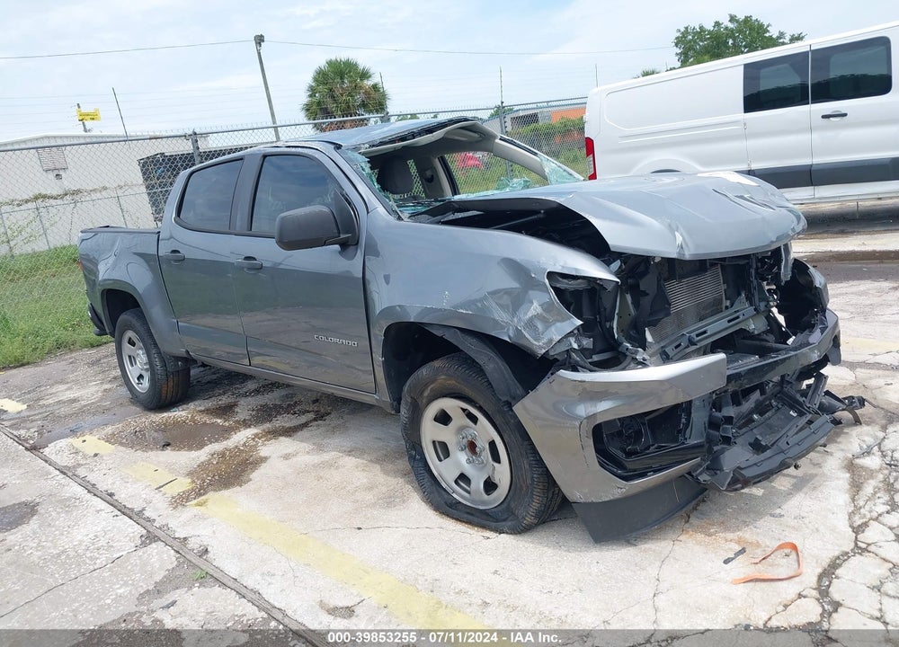 2021 CHEVROLET COLORADO 2WD SHORT BOX WT VIN: 1GCGSBEN5M1201854