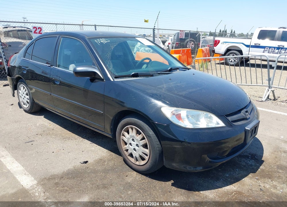 2005 HONDA CIVIC LX VIN: JHMES16545S003275