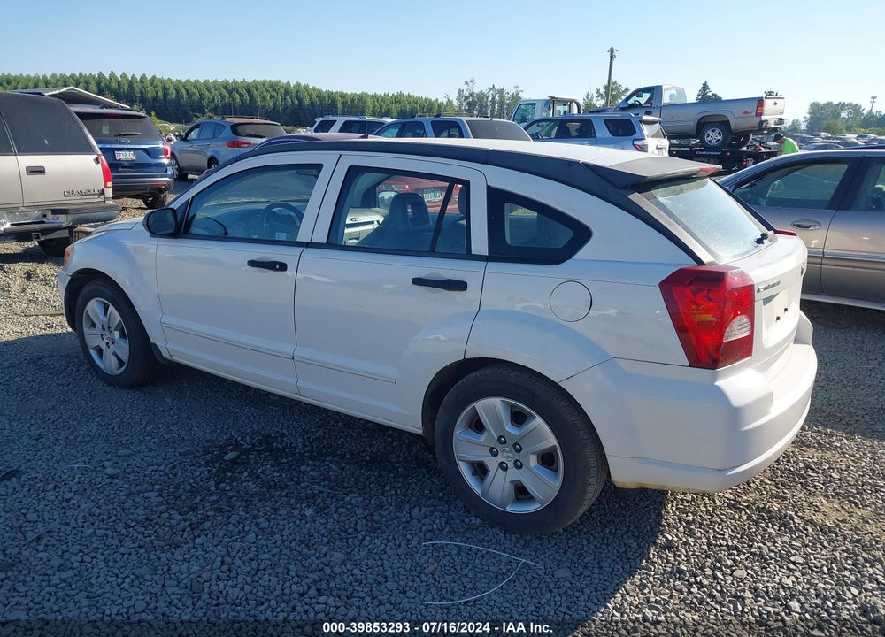 2007 DODGE CALIBER SXT VIN: 1B3HB48B77D593869