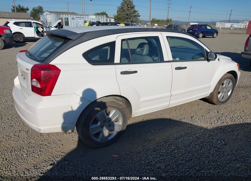2007 DODGE CALIBER SXT VIN: 1B3HB48B77D593869