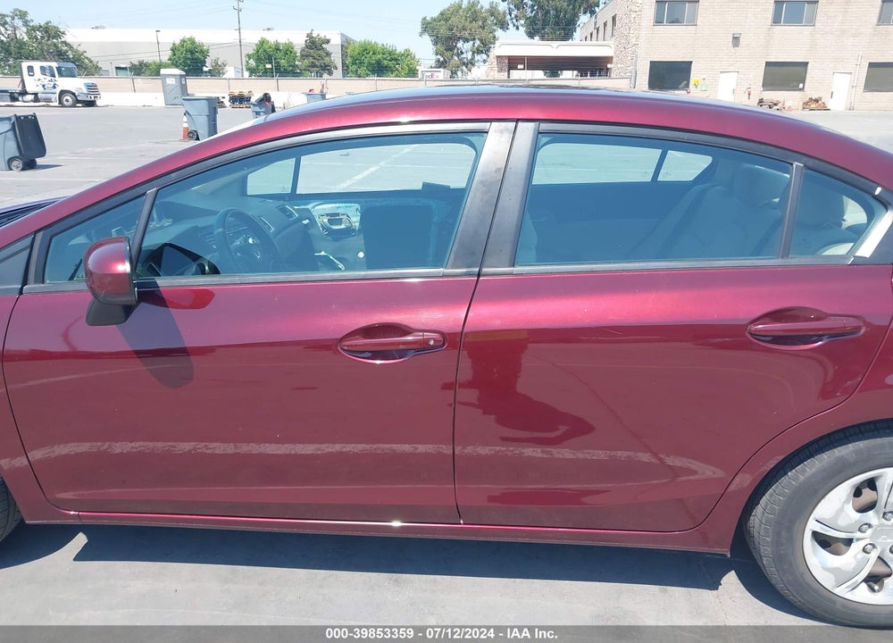 2015 HONDA CIVIC VIN: 2HGFB2F51FH522080