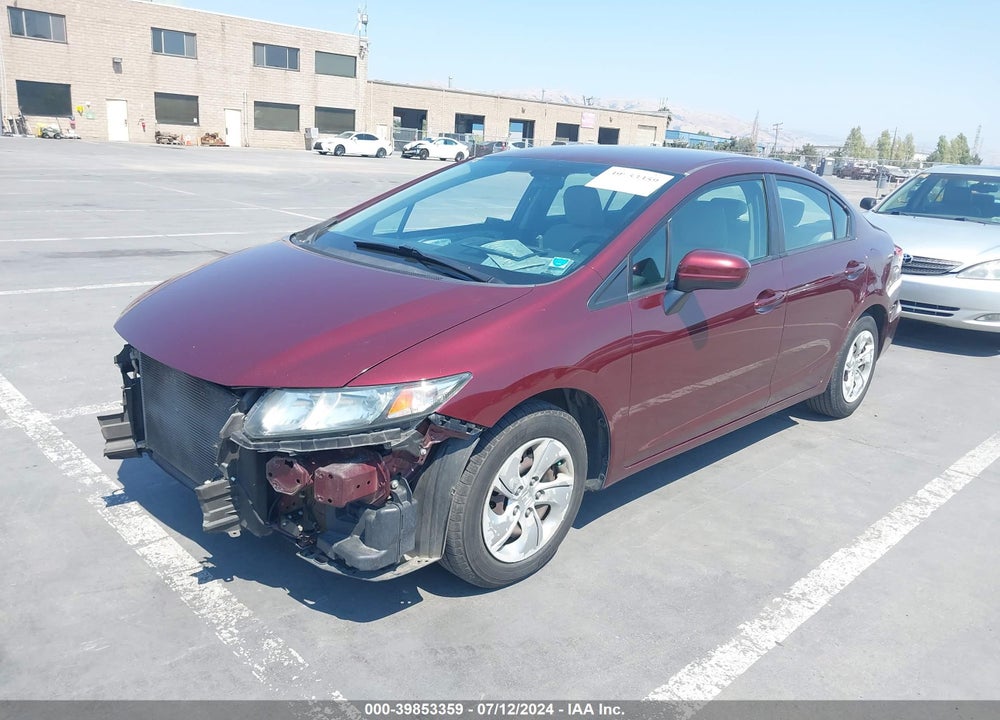 2015 HONDA CIVIC VIN: 2HGFB2F51FH522080