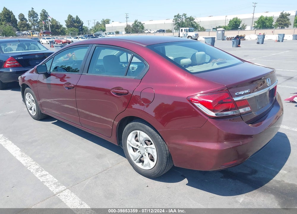 2015 HONDA CIVIC VIN: 2HGFB2F51FH522080