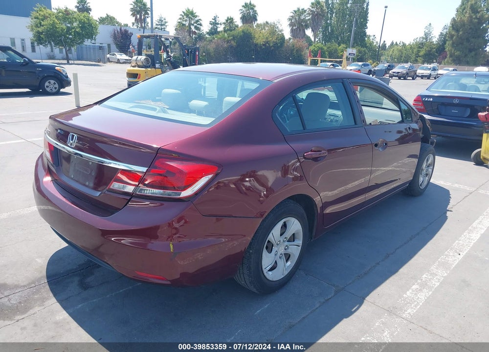 2015 HONDA CIVIC VIN: 2HGFB2F51FH522080