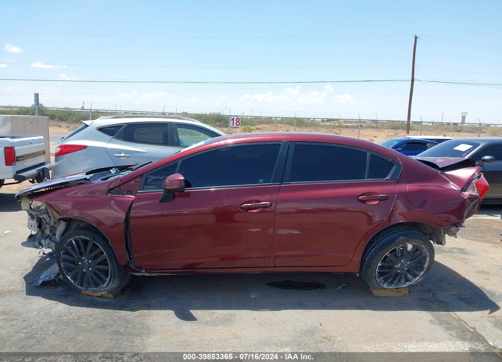 2012 HONDA CIVIC VIN: 2HGFB2F58CH532035