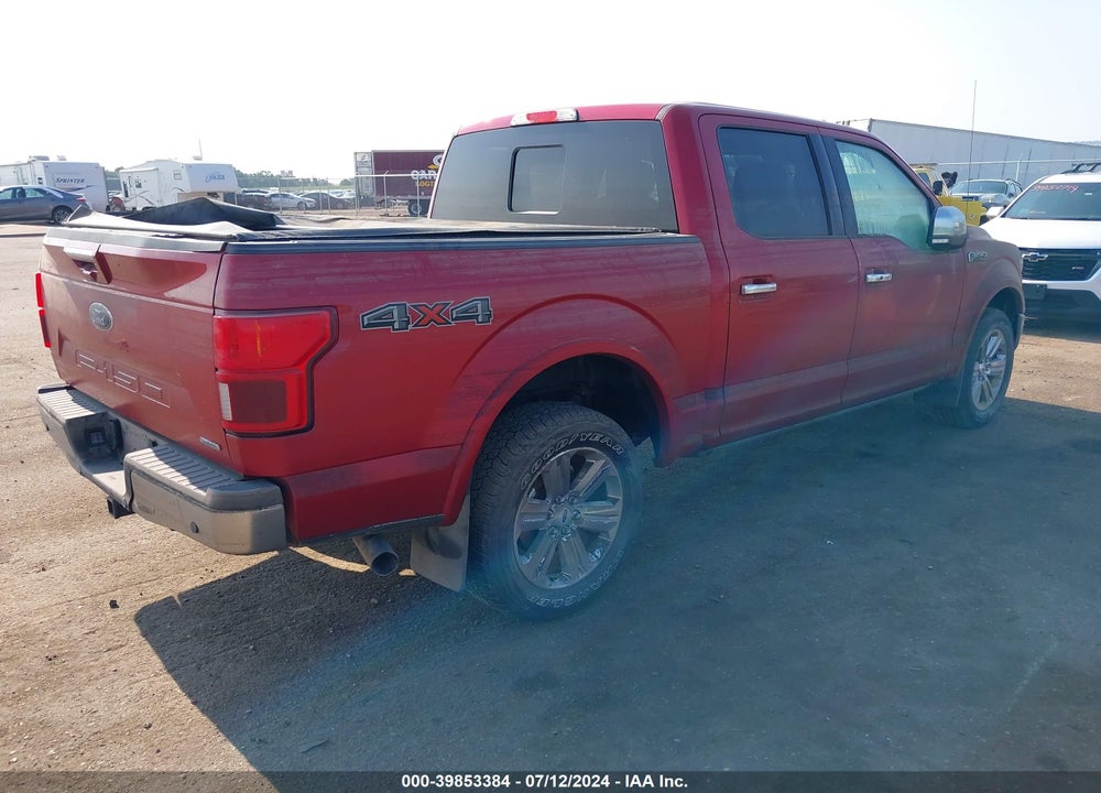2020 FORD F-150 LARIAT VIN: 1FTEW1E47LFA39773