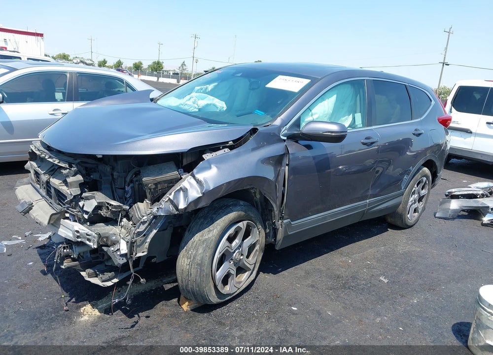 2019 HONDA CR-V EX-L VIN: 7FARW2H82KE058017