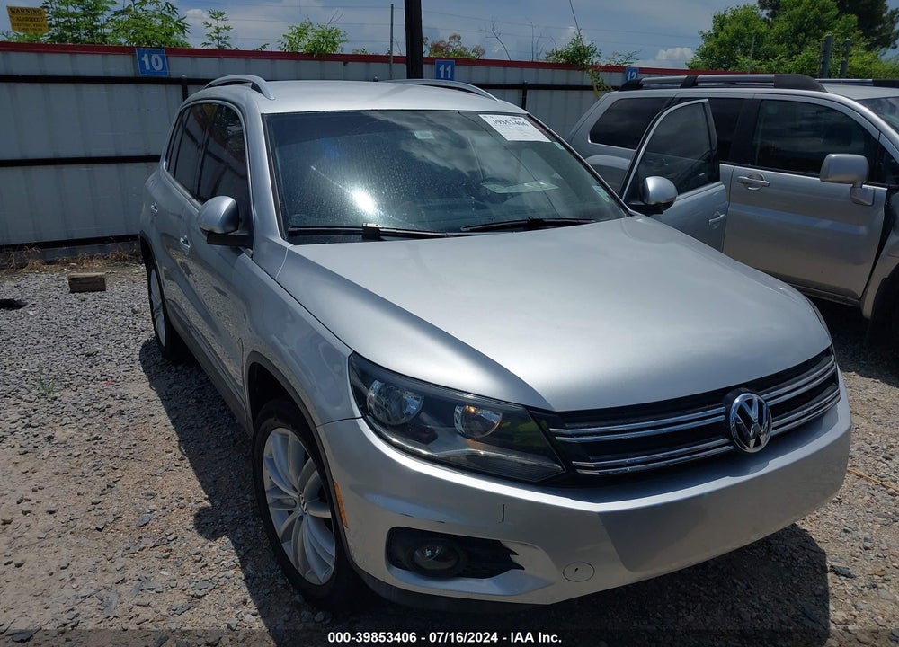2012 VOLKSWAGEN TIGUAN VIN: WVGAV7AX4CW508849