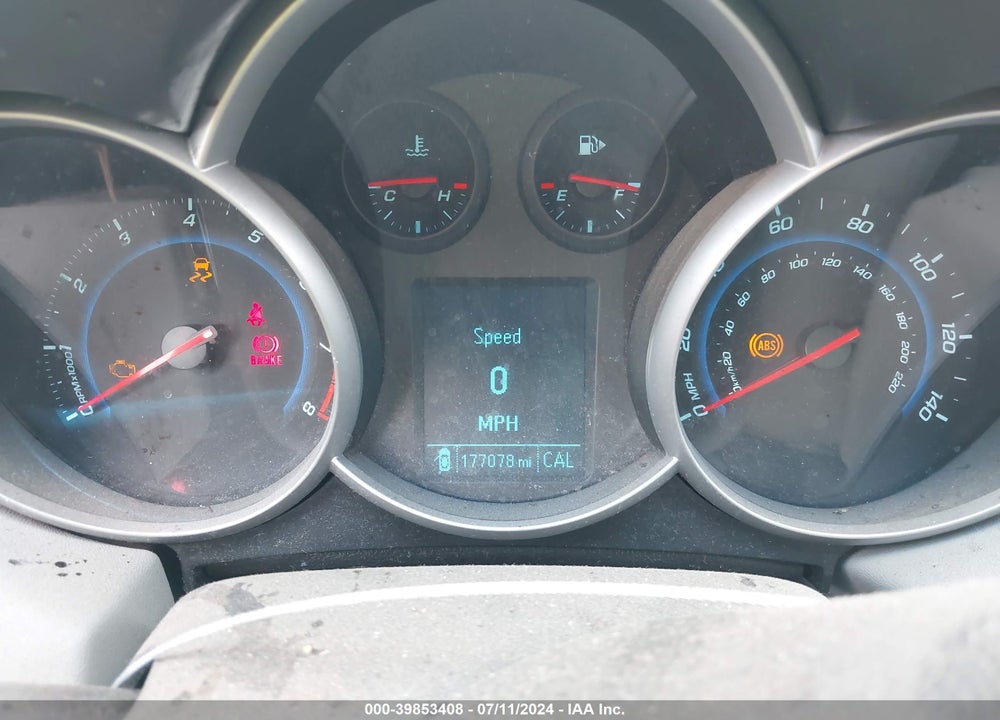 2012 CHEVROLET CRUZE ECO VIN: 1G1PK5SC5C7314793