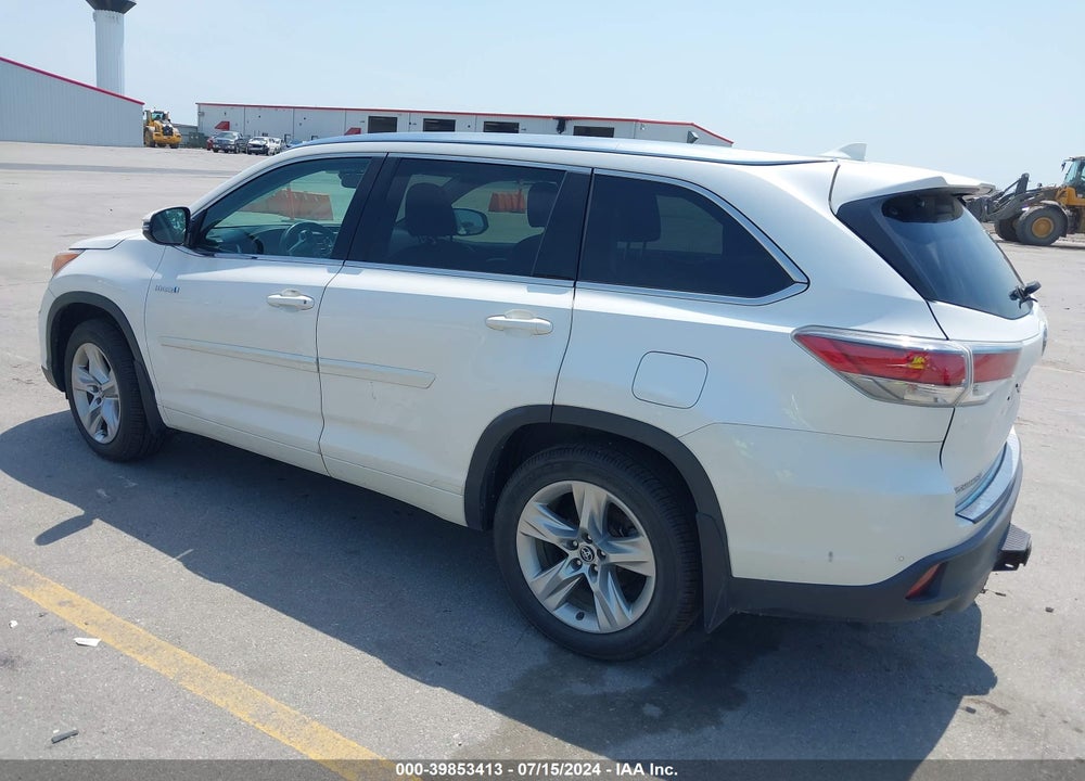 2016 TOYOTA HIGHLANDER HYBRID LIMITED PLATINUM V6 VIN: 5TDDCRFH1GS014250