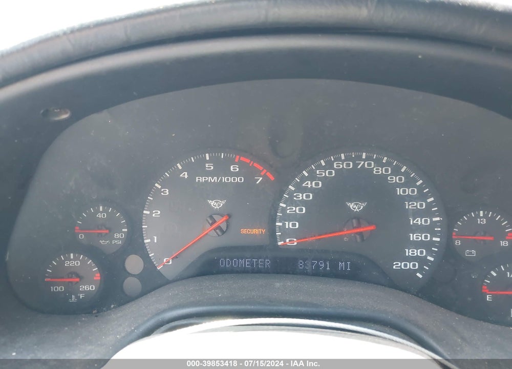 1999 CHEVROLET CORVETTE VIN: 1G1YY22GXX5101943