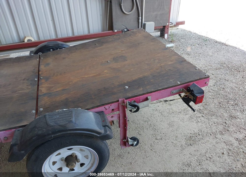 2014 GLOBE 4X8 FOLDING TRAILER VIN: LN2UT1112EZ198494